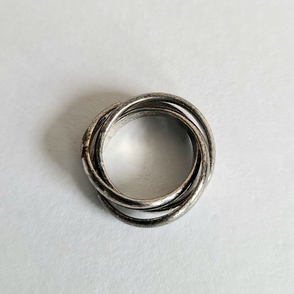 Sterling silver Trinity ring. - Picture 3 of 5